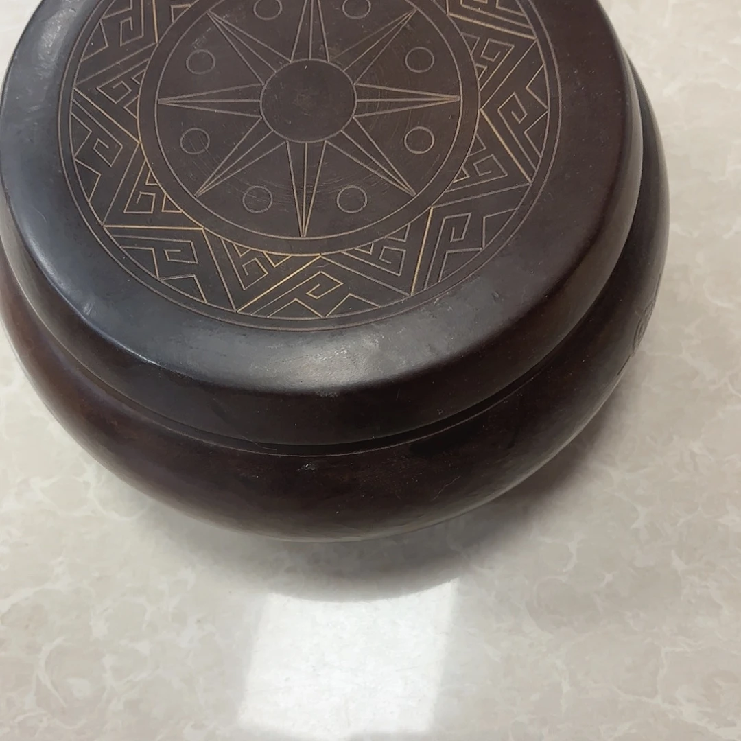 罐钦州泥兴陶微瑕1斤矮铜鼓罐