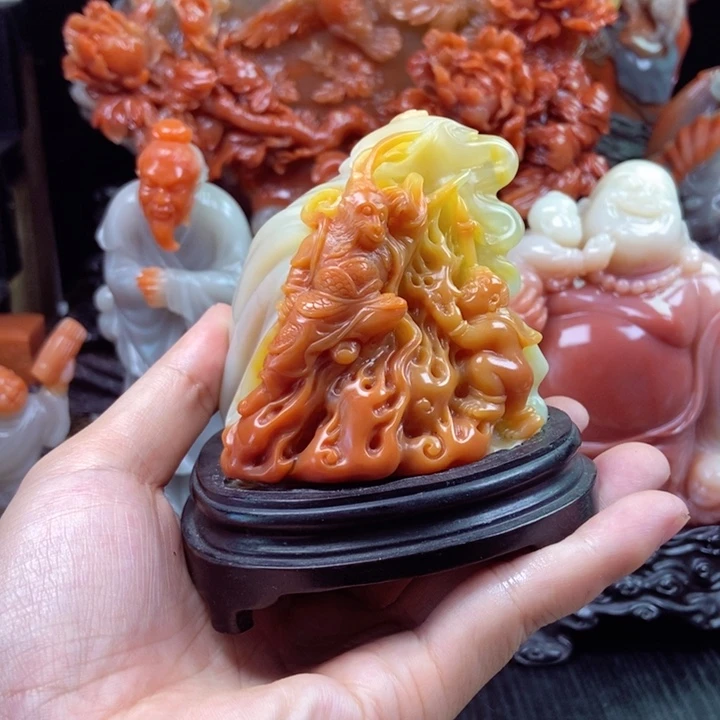 寿山石八方来财……