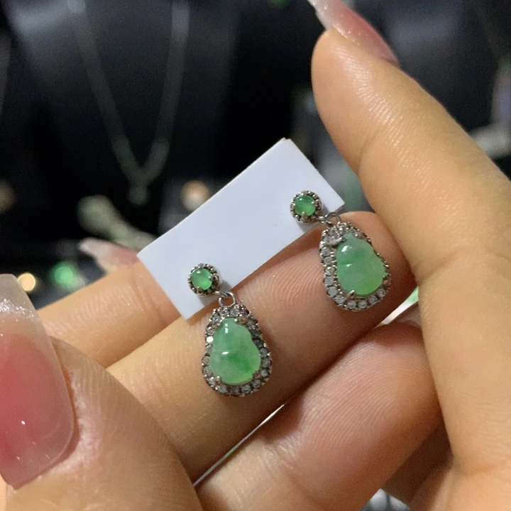 翡翠银S925镶嵌戒指