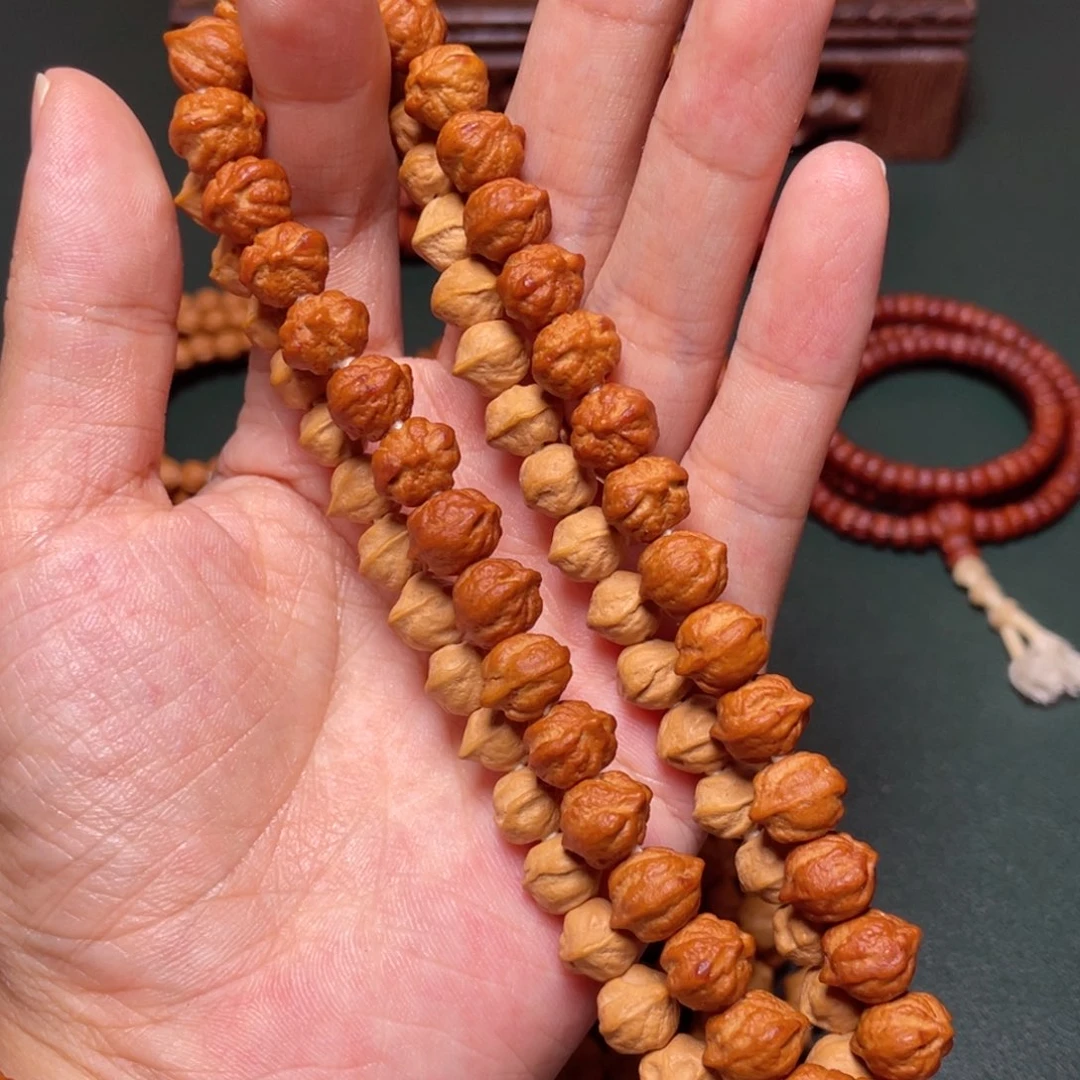 柏香籽/百香籽吊坠白芽横打手持
