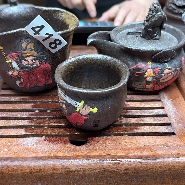 纯手工制作粗陶茶具刘*笙