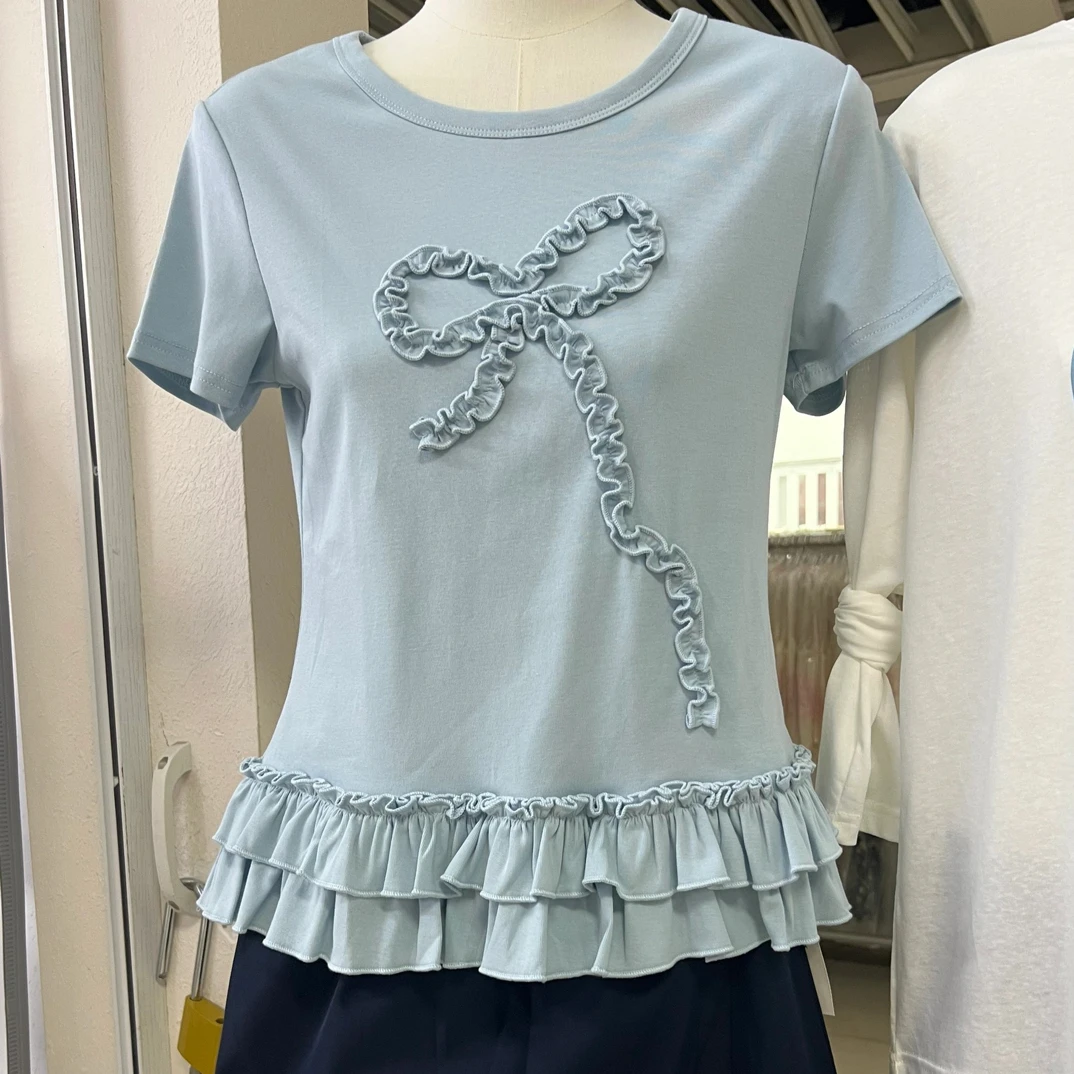 蝴蝶洋气小众短袖