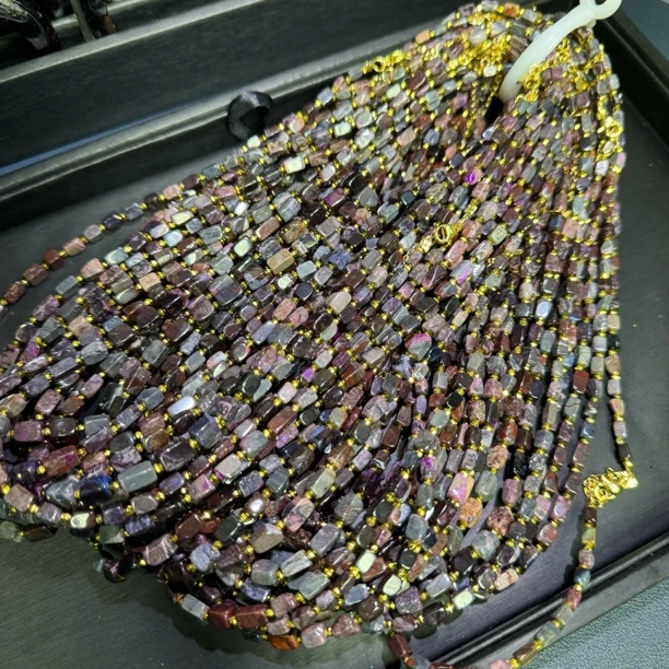 【黑胖珠宝】 QX442 小舒老料方糖项链 多样性发其一