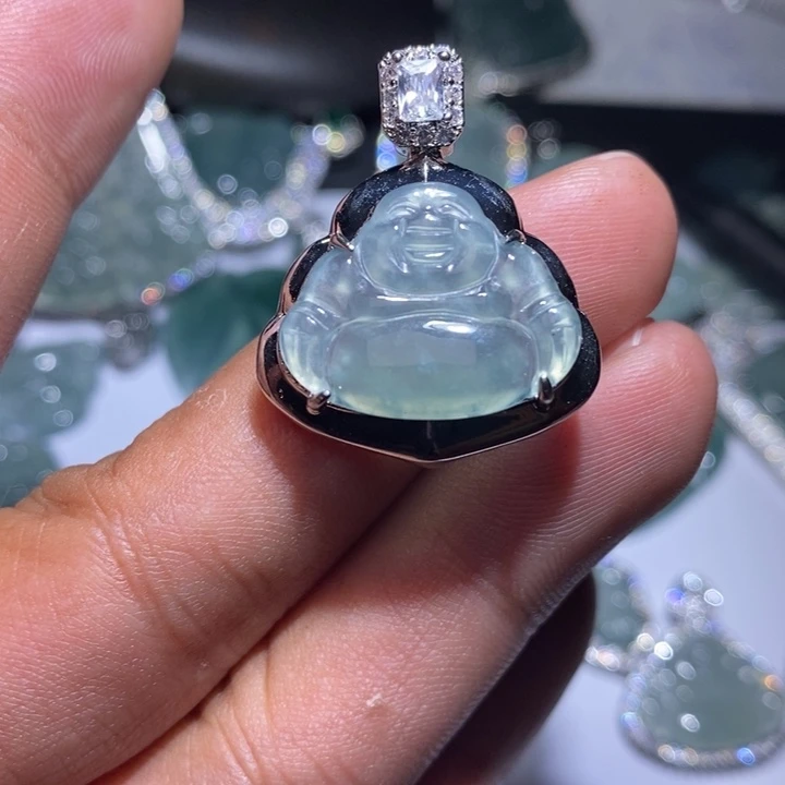 翡翠未镶嵌颈饰天然翡翠