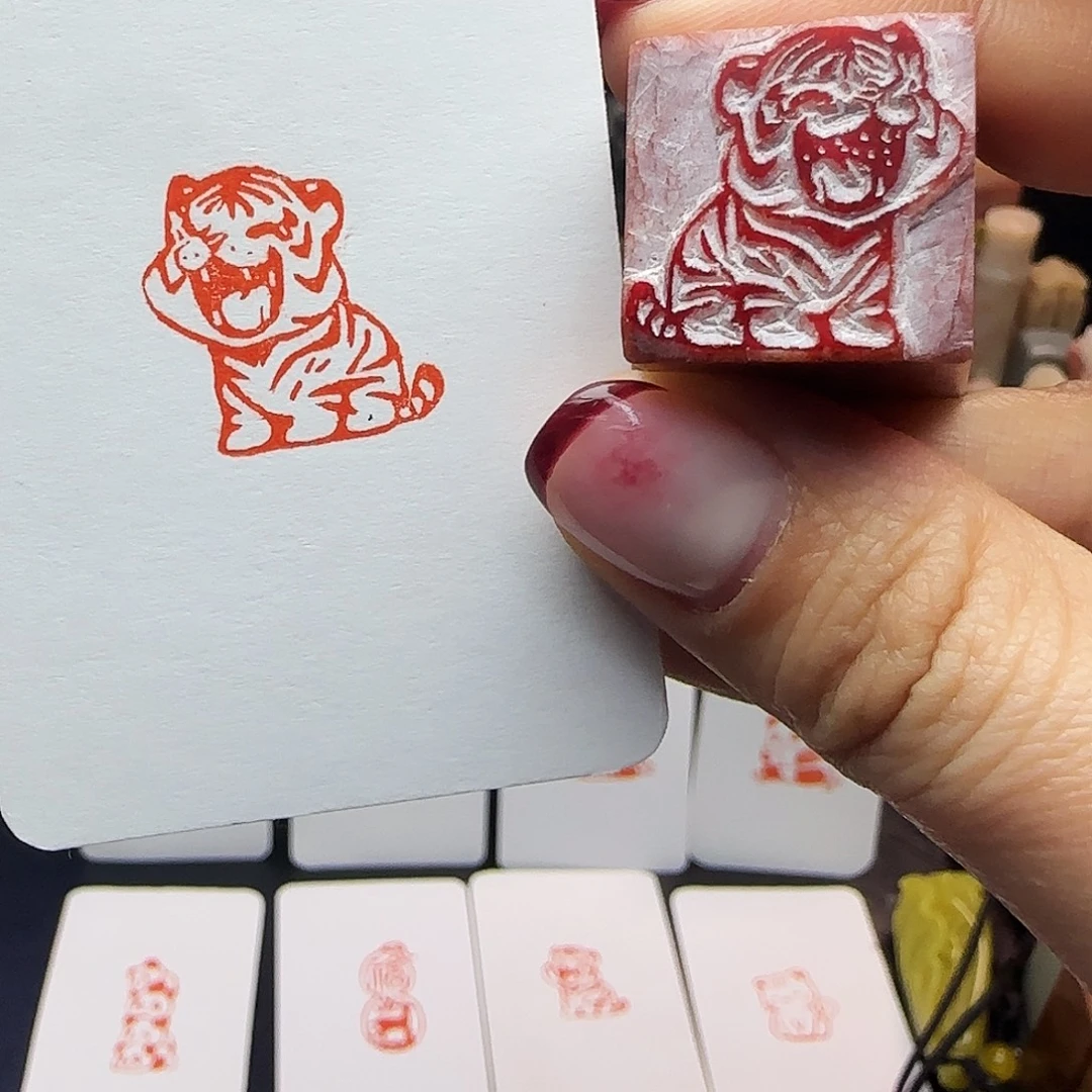 寿山石印石小老虎2.0