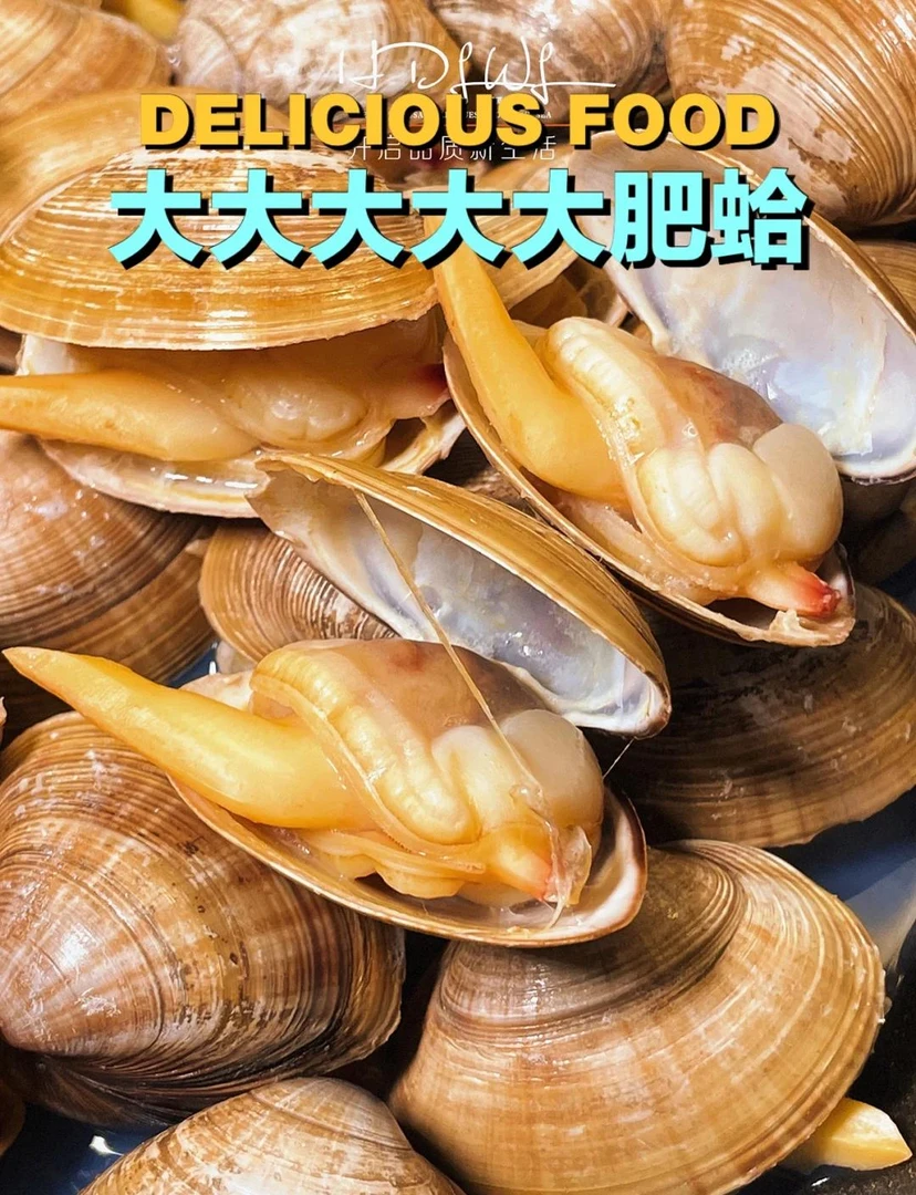 【长春同城】丹东大黄蚬子3斤（个别有细沙）