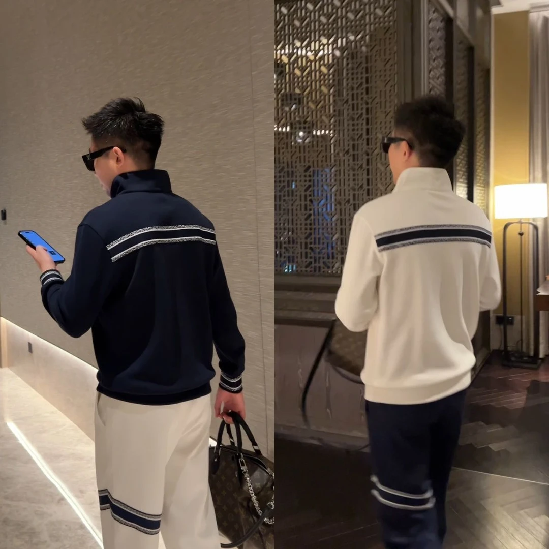 秋季时尚新款潮流轻奢个性设计感男士百搭休闲高级感简约卫衣