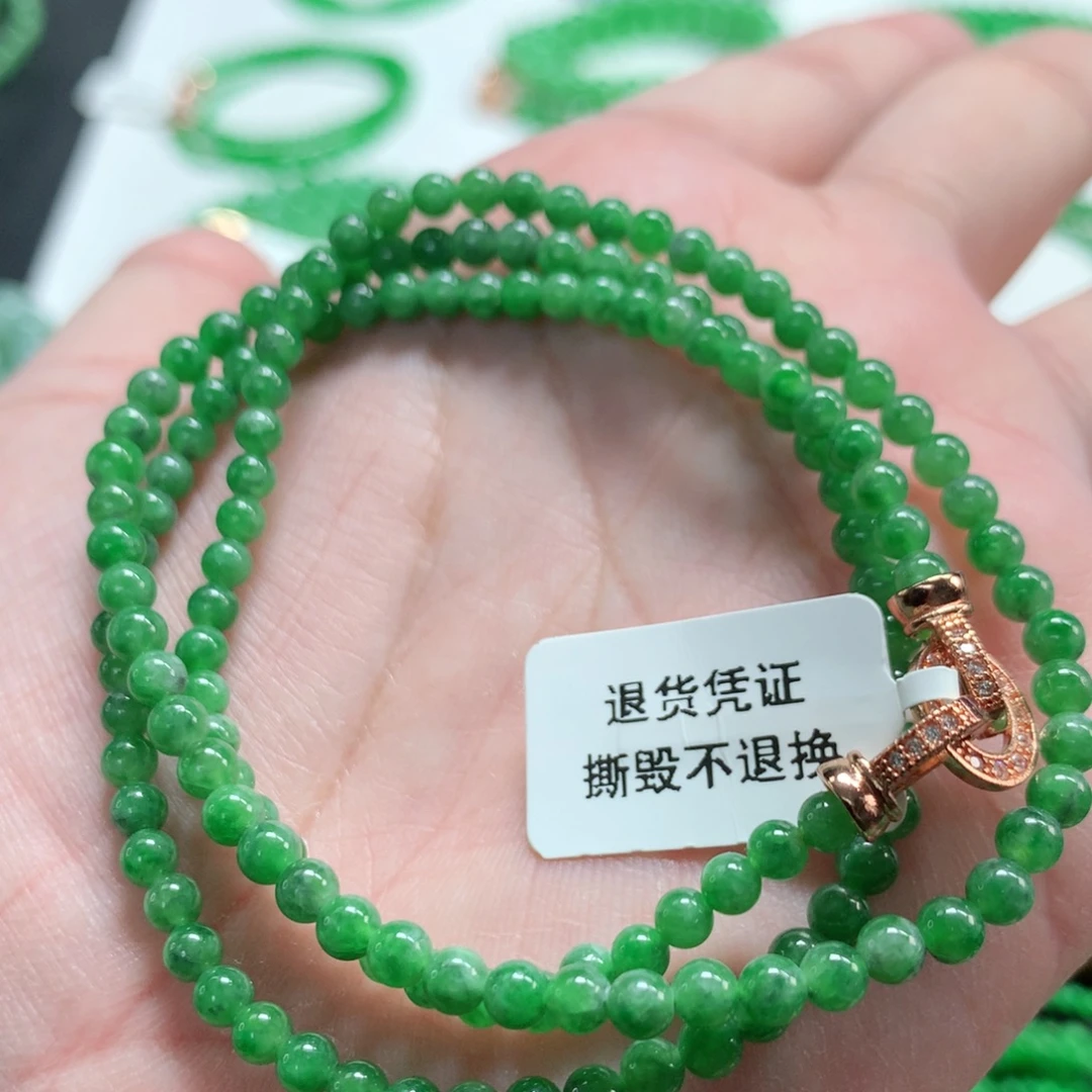 翡翠未镶嵌手链翡翠