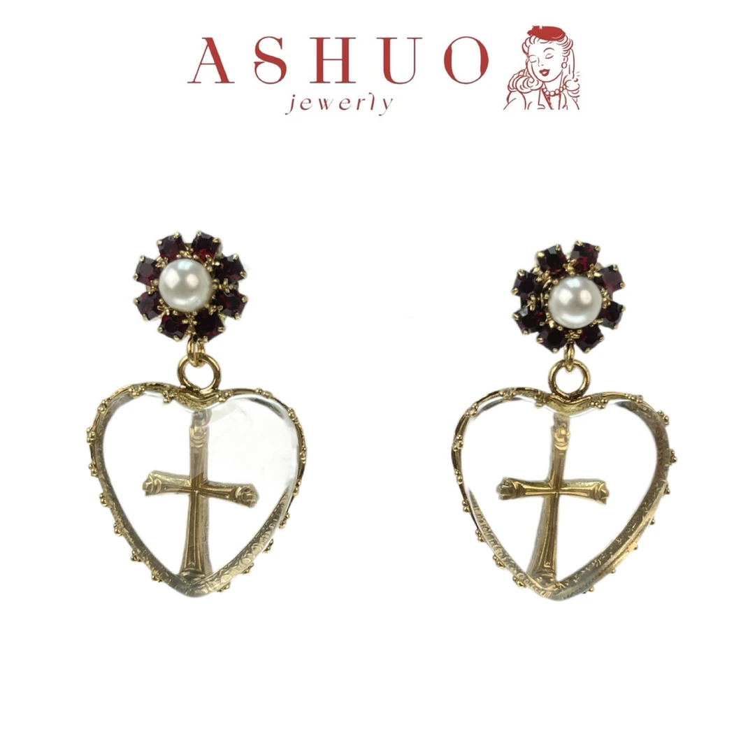 铜合金耳饰 阿烁中古 CG as10673