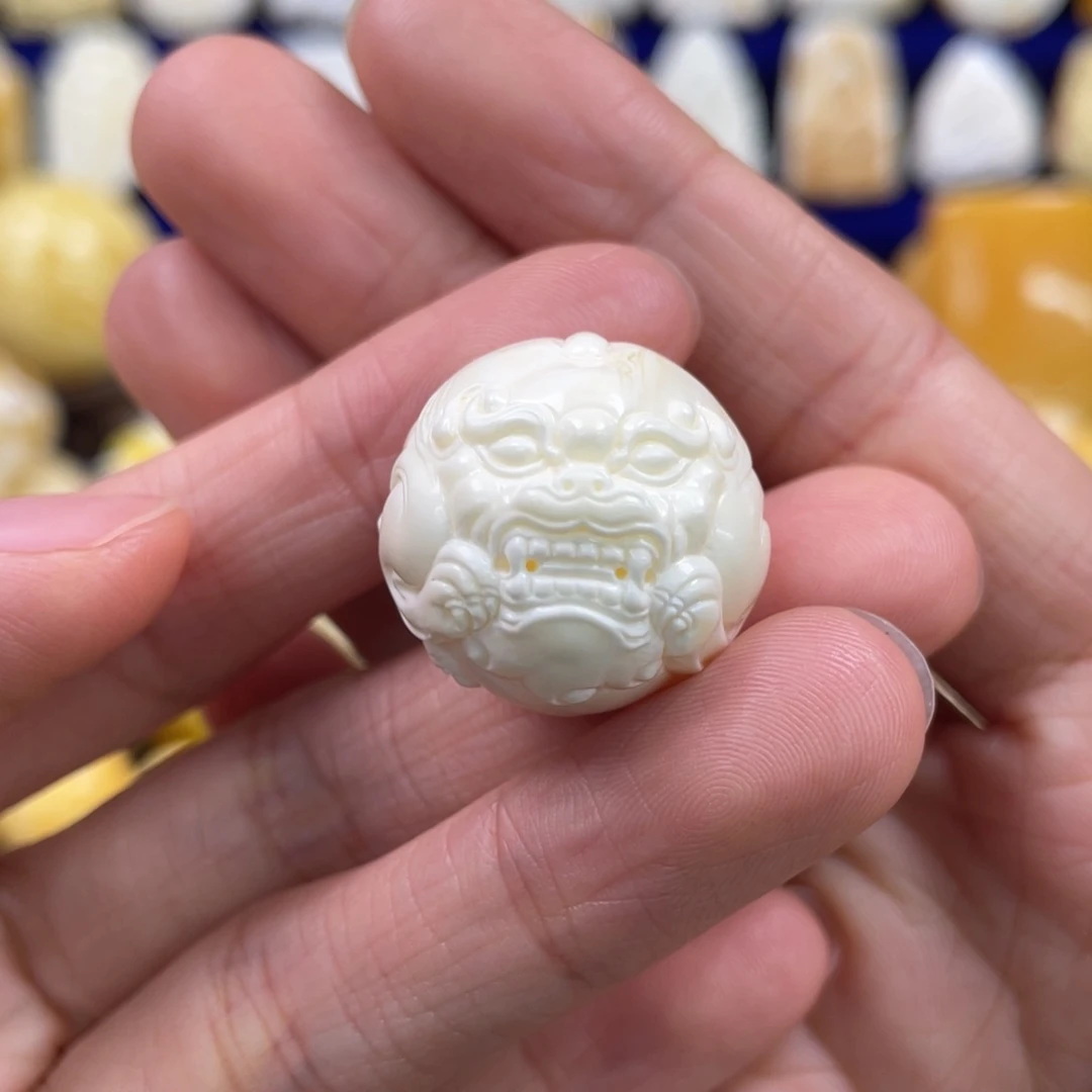 蜜蜡裸石未镶嵌琥珀蜜蜡珠子卡22.2mm