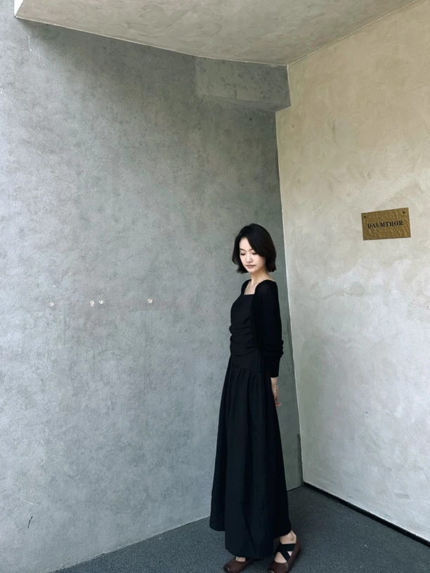 【亦里Yilane】花苞吊带连衣裙5315