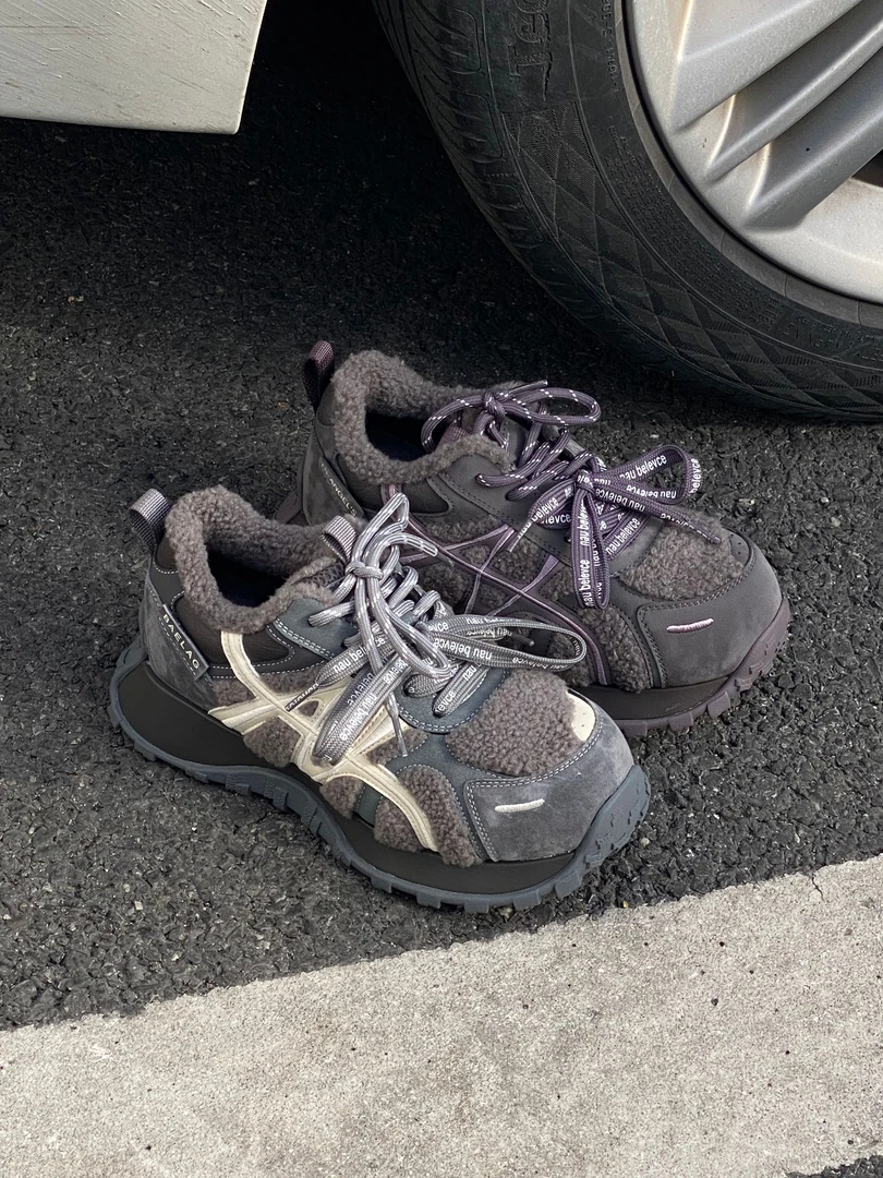 ZSWD冬季新款加绒厚底休闲时尚百搭阿甘鞋768-66