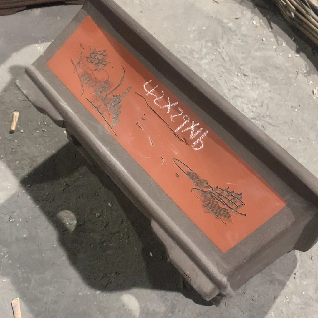 紫砂宜兴紫砂花盆，现货发