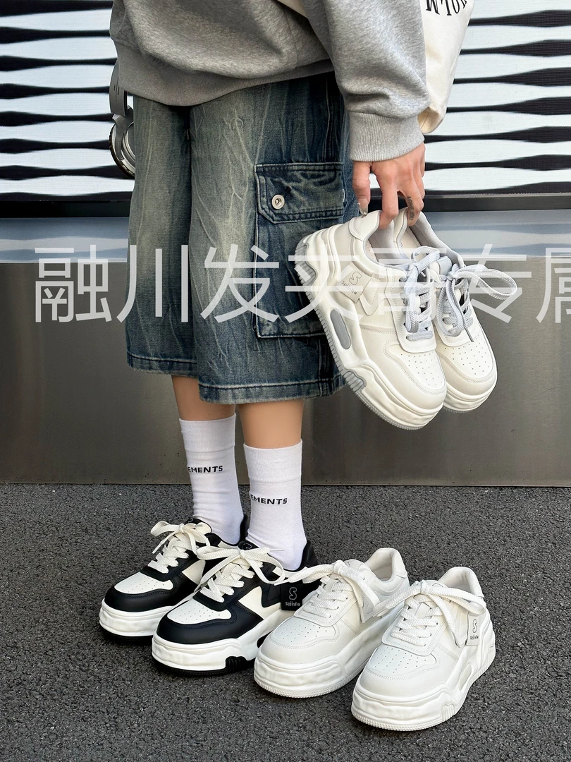 ( 棉花糖）2025新款女鞋厚底小白鞋运动鞋休闲板鞋女鞋22326