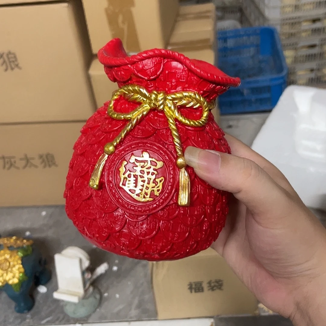 树脂红色福袋1111