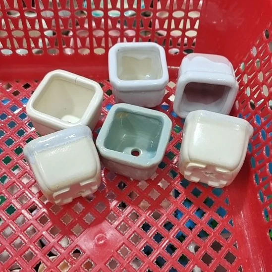 微瑕陶瓷花盆满12包邮