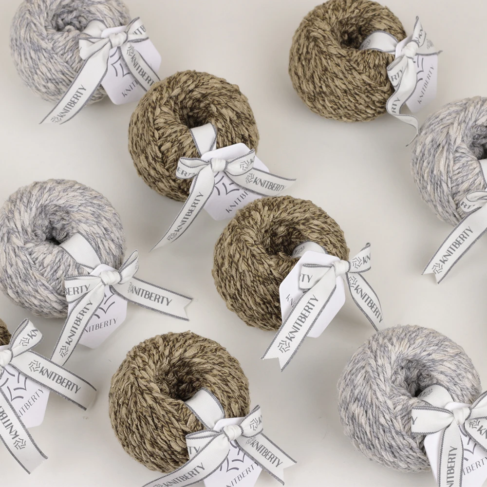 Knitberty Fighter手编中粗线 43%羊绒 40%腈纶17%尼龙 106m 50克