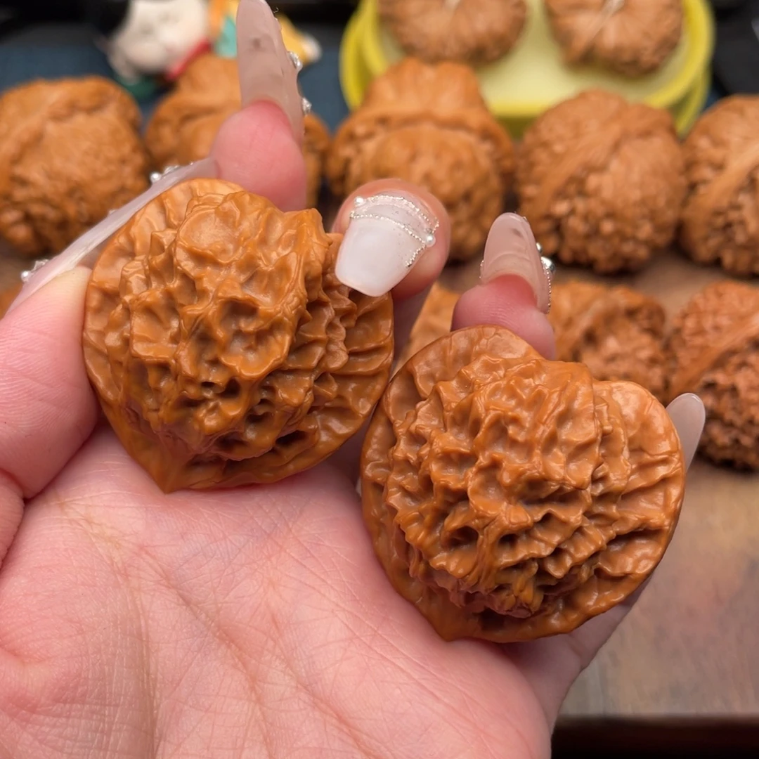 把件文玩核桃全品精配毕业龙鳞纹40