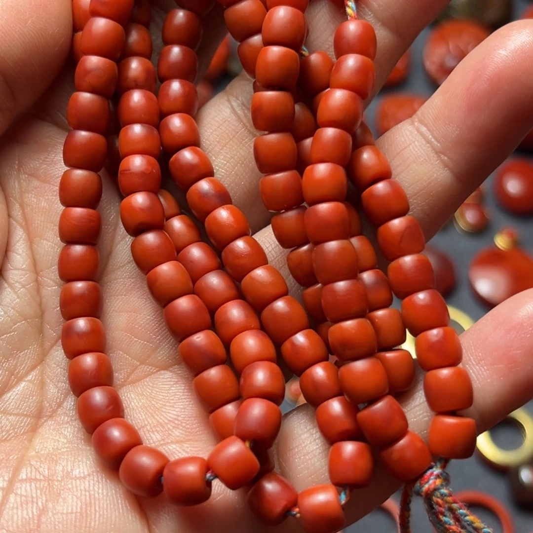 南红玛瑙未镶嵌套链