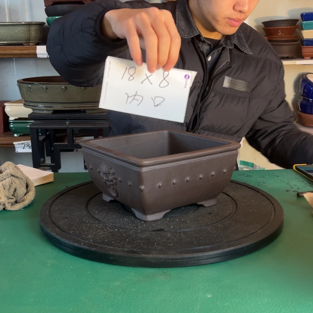 宜兴元龙昌紫砂花盆