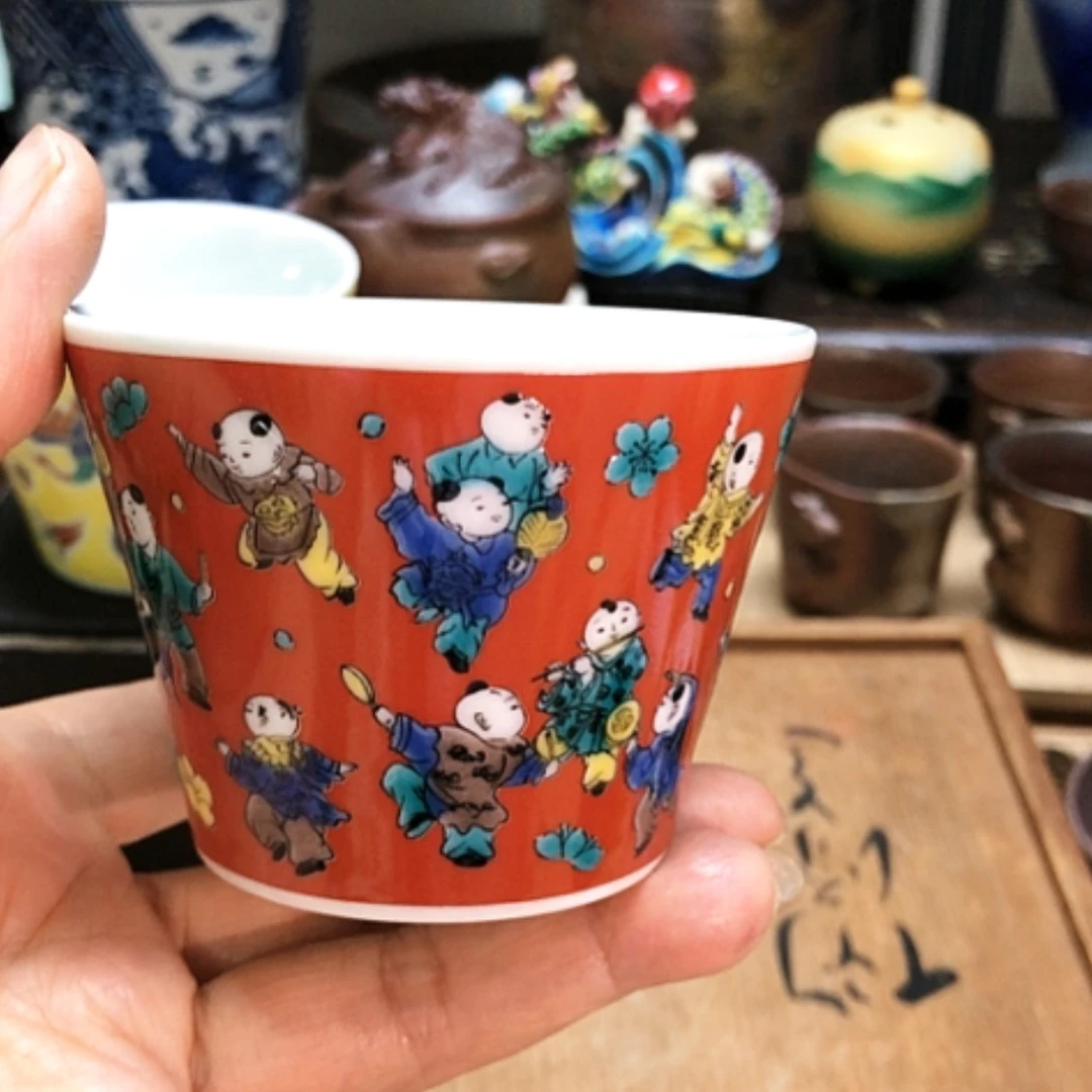 【闪购商品】碗九谷烧全新猪口杯