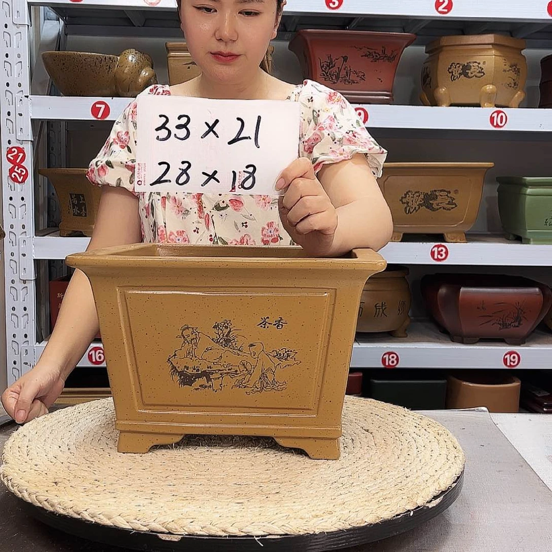 紫砂花盆紫砂花盆
