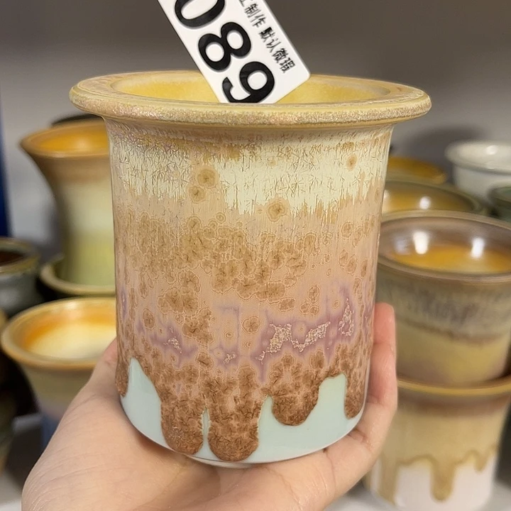 景德镇陶瓷盆 满30包邮 口7.5