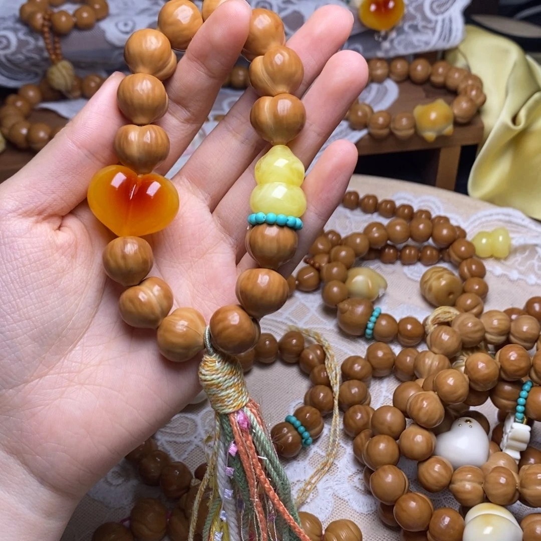 猴头核桃吊坠葫芦 流苏