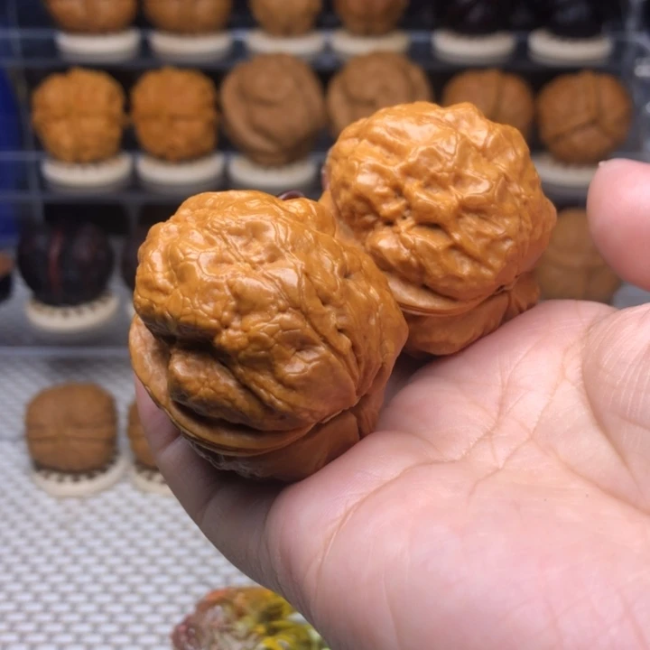 文玩核桃把件19号金蟾疙瘩包42尺