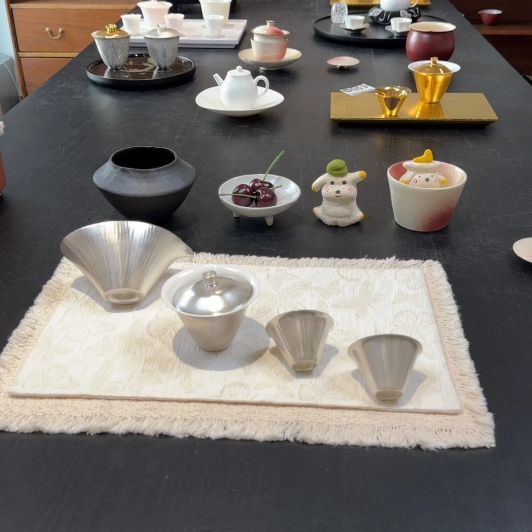 88折全鎏银4件套送2个茶席