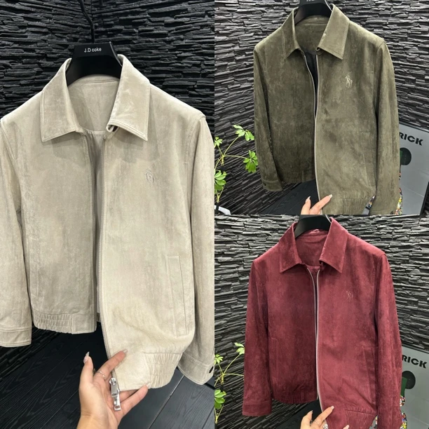 【正睿欧货】秋季新款高品质拉链休闲夹克外套/6586