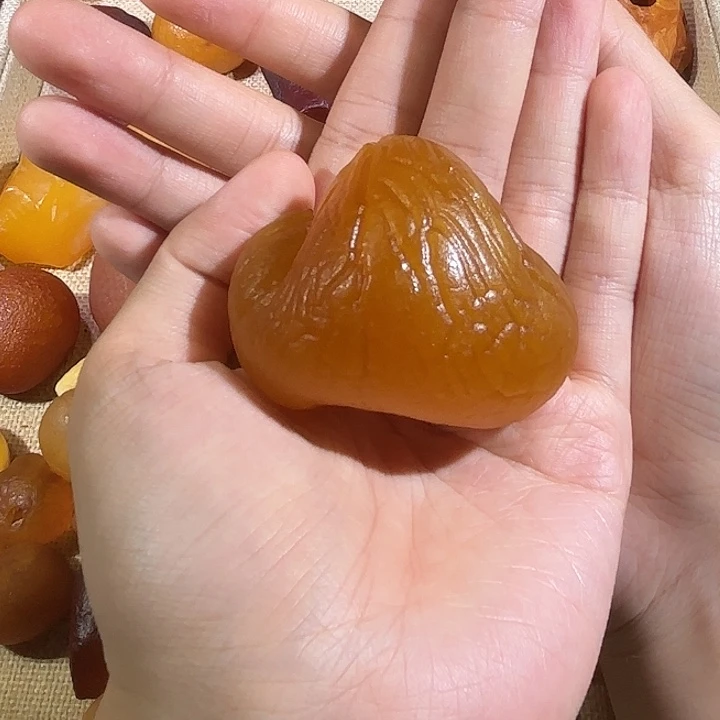 琥珀未镶嵌颈饰蜜蜡海漂单颗