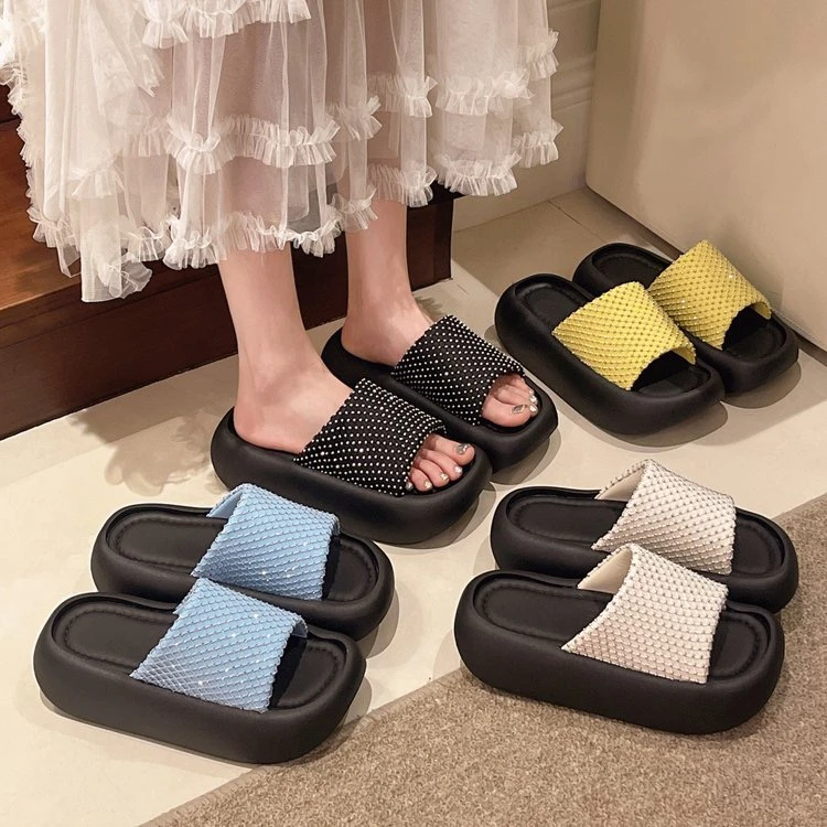 Damsel-松糕厚底一字拖女2025新款2025新款时尚百搭夏外穿配裙子