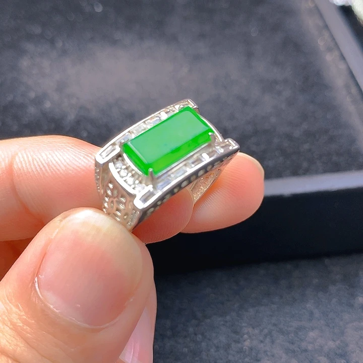 【闪购商品】翡翠银S925镶嵌颈饰翡翠