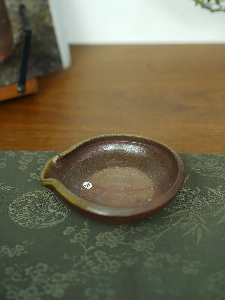 伊禾集物 日本备前烧手工匠人 奥本丸味 小钵 小盘 228#