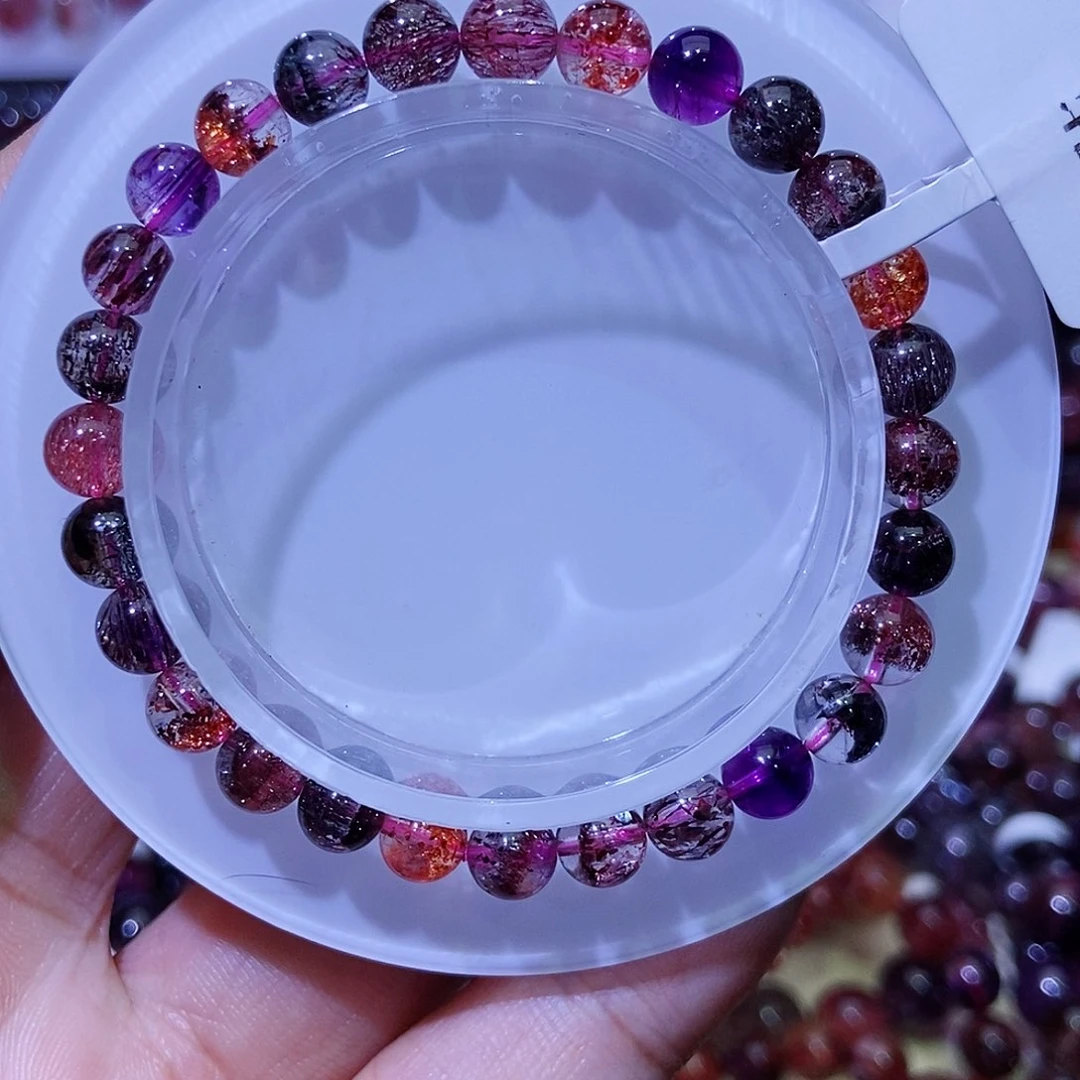 水晶手串未镶嵌超七