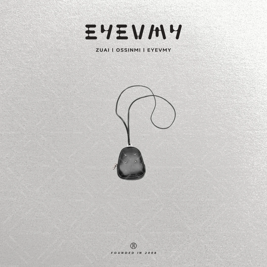 【马家线挂脖小包包】时尚百搭挂脖斜挎真皮包包A25CA004