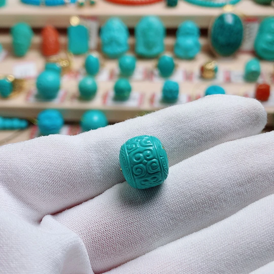 致***春绿松石未镶嵌配饰