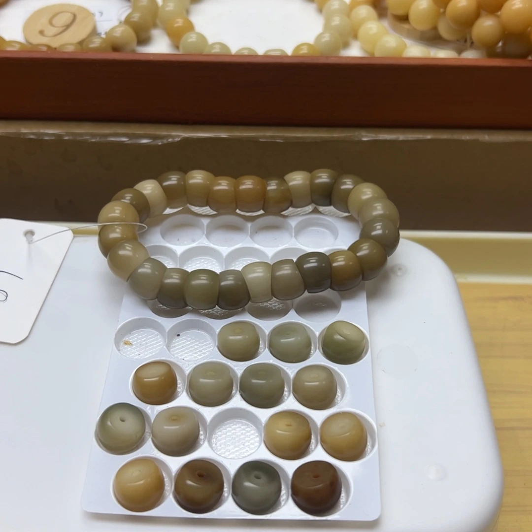 楼***阮菩提根/象牙果手串13大肠老料砂纸干磨楼楼