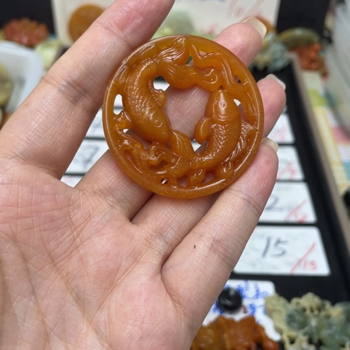 蓝***姬合金蛇纹石玉颈饰