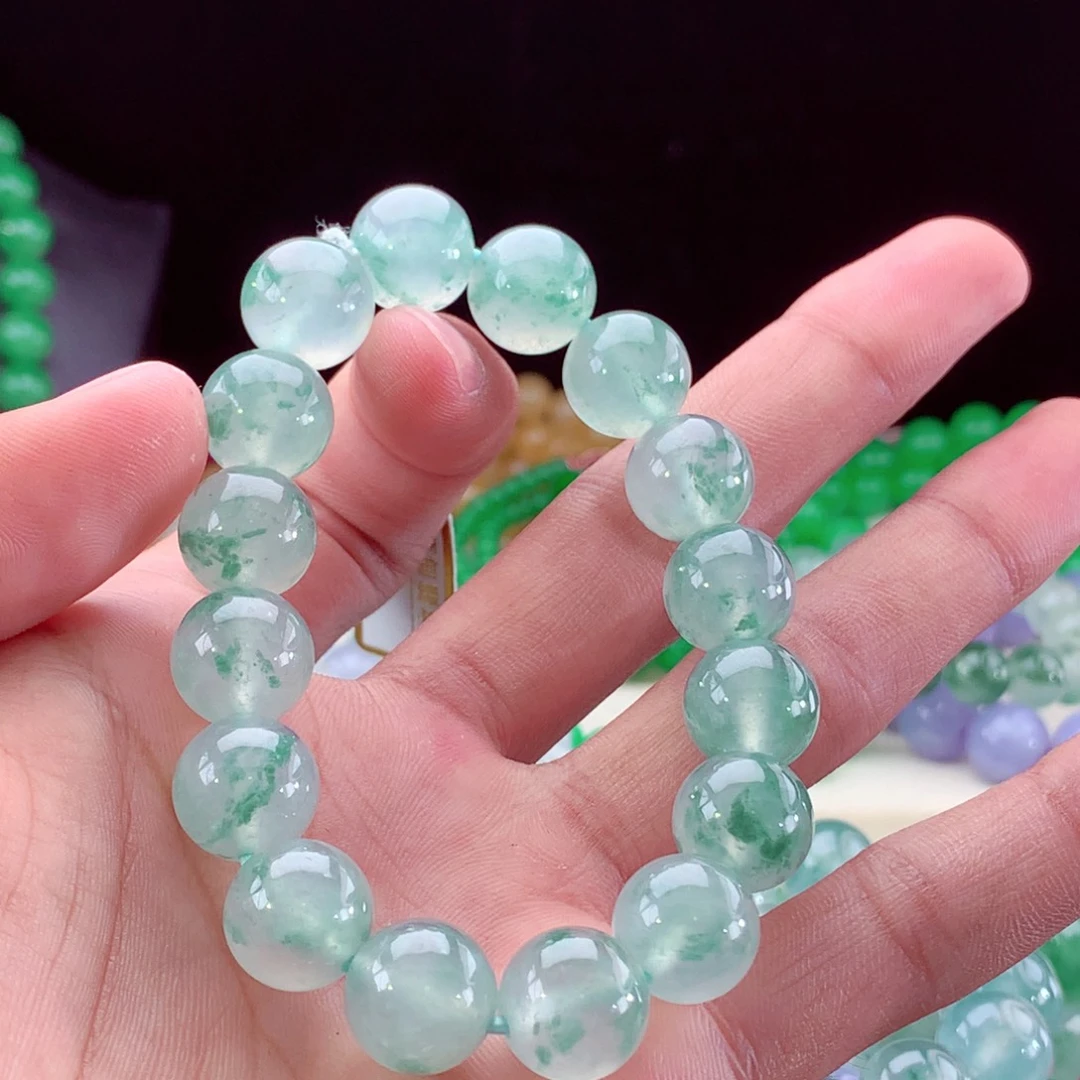 翡翠手链未镶嵌天然