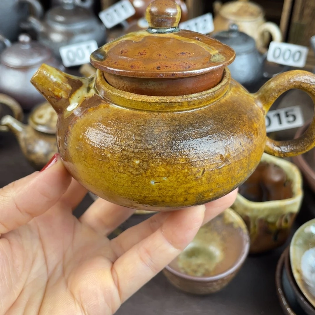 柴烧茶器主人壶微瑕