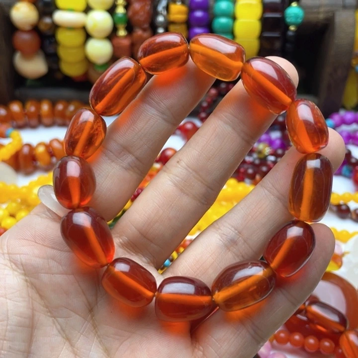 树脂制品22号红色手串