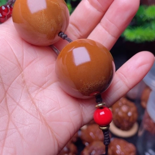 【闪购商品】手串/手链橄榄核禅*正圆光珠手球穿配
