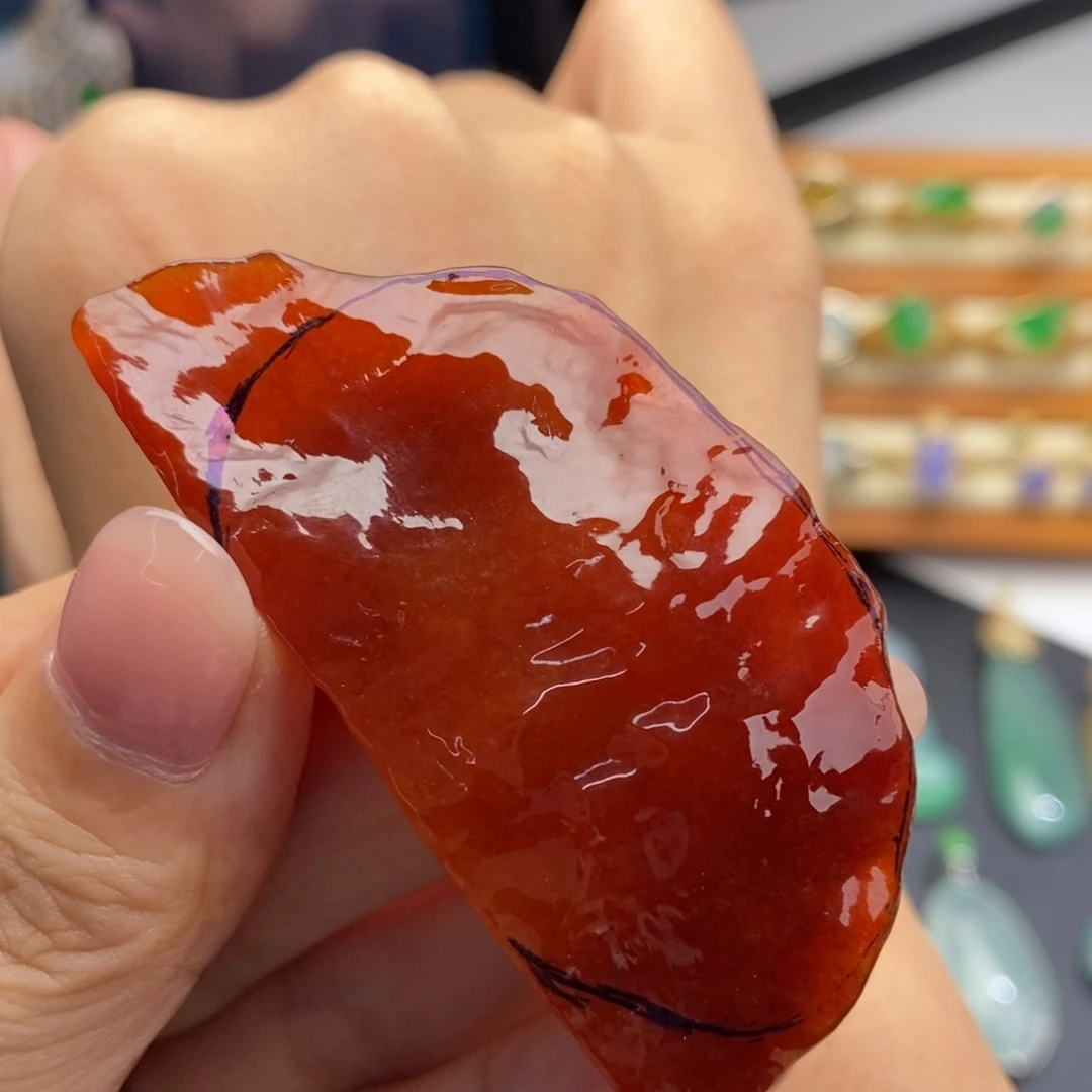 定制翡翠未镶嵌吊坠