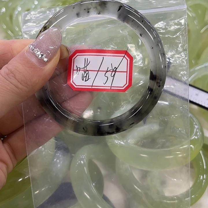 喵***】蛇纹石玉未镶嵌手镯