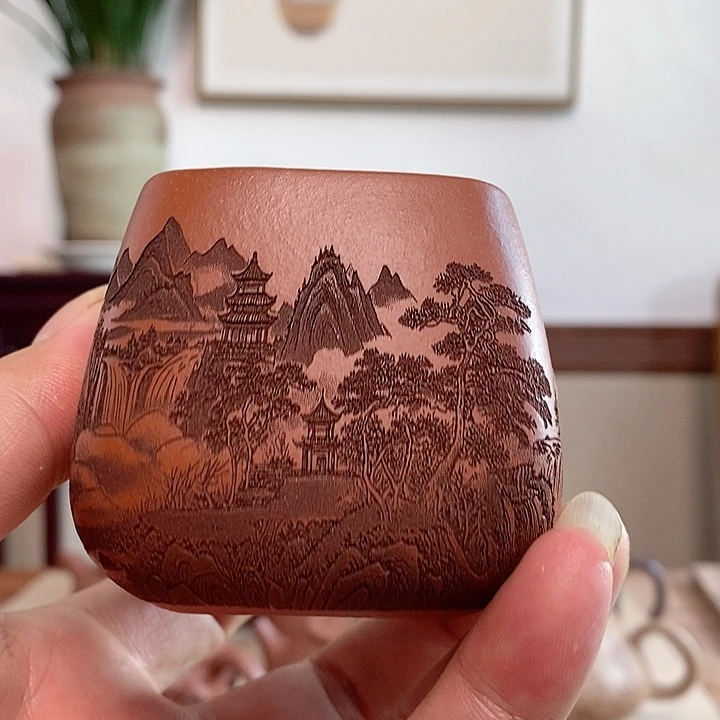 茶壶紫砂原矿主人杯