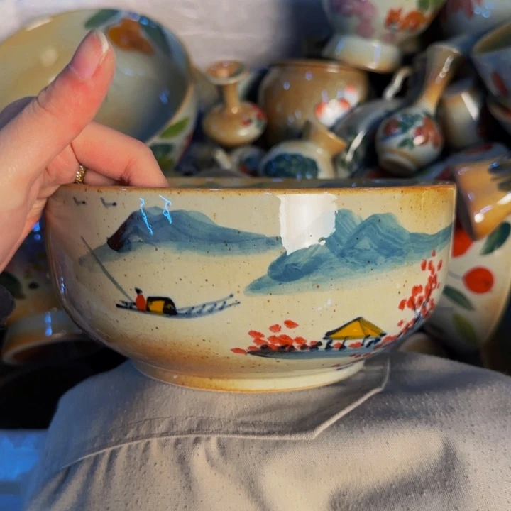 瓷片景德镇陶瓷手工手绘