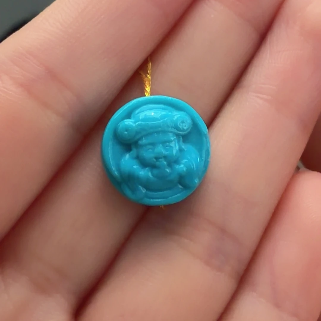 绿松石未镶嵌颈饰