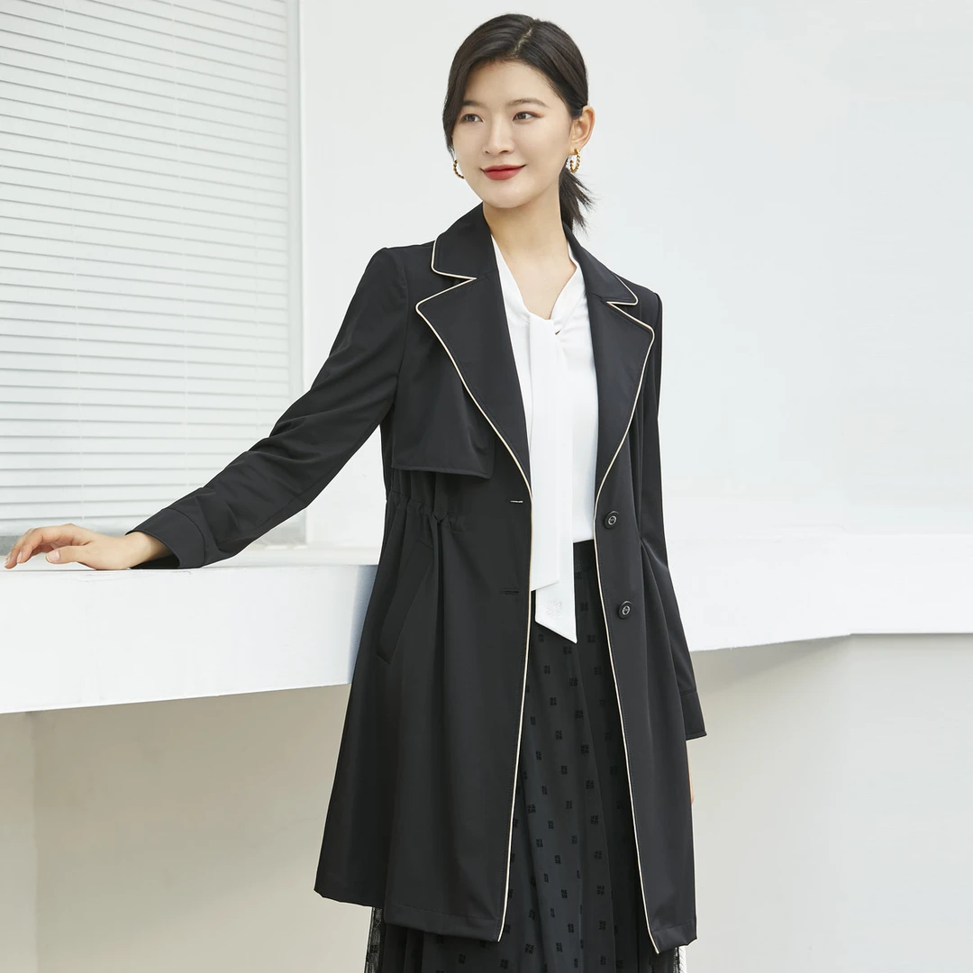 【婷婷专属】便利外套商场同西领薄风衣女早秋外套25年秋季新款